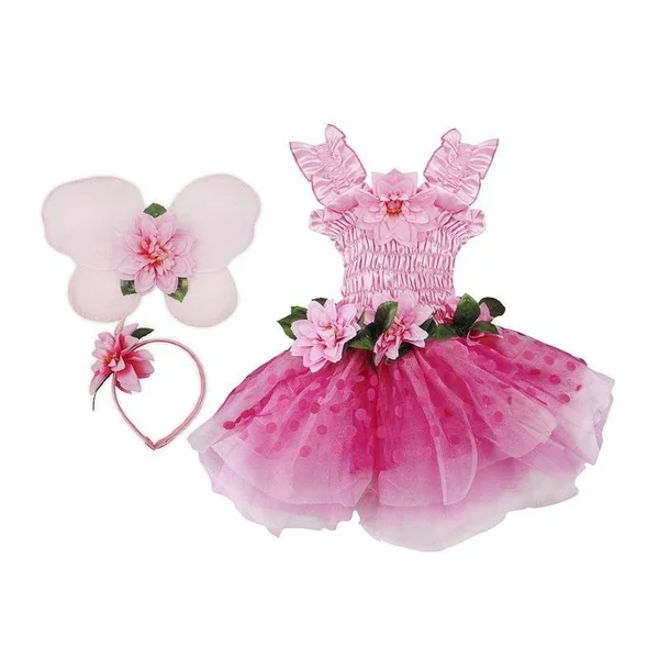 Pink Deluxe Fairy Bloom Dress - Size 3-4