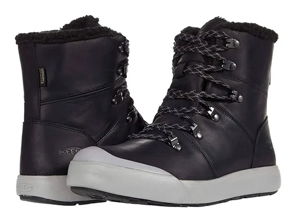 Keen Elena Hiker WP Boot - Women's Black/Drizzle, 6.5