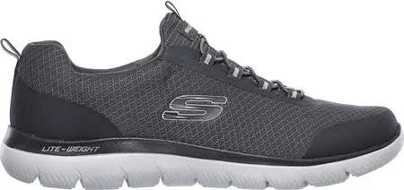 Skechers Men's Summits Repinski Sneaker, Charcoal