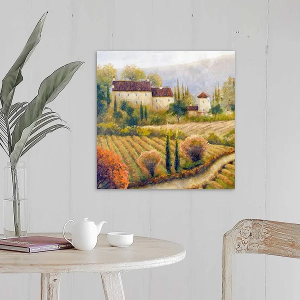 Tuscany Vineyard I, Canvas Wall Art, 20x20, Great Big Canvas