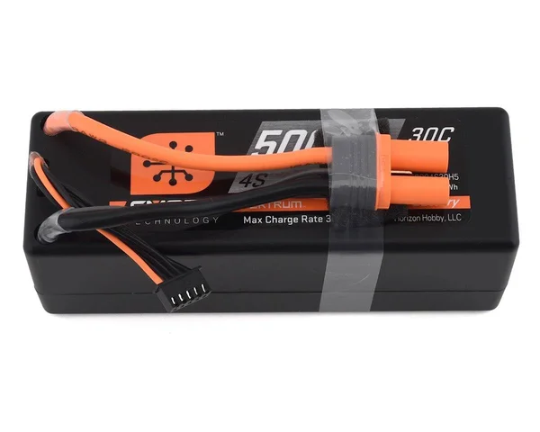 Spektrum 5000mAh 4S 14.8V Smart Lipo 30C Hardcase; IC5 SPMX50004S30H5