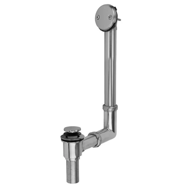Jaclo 396-PEW Direct Outlet Toe Control Tub Waste, Pewter