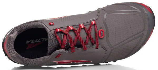 Altra Men's Superior 4 Trail Running Shoe - Gray/Red, 10.5