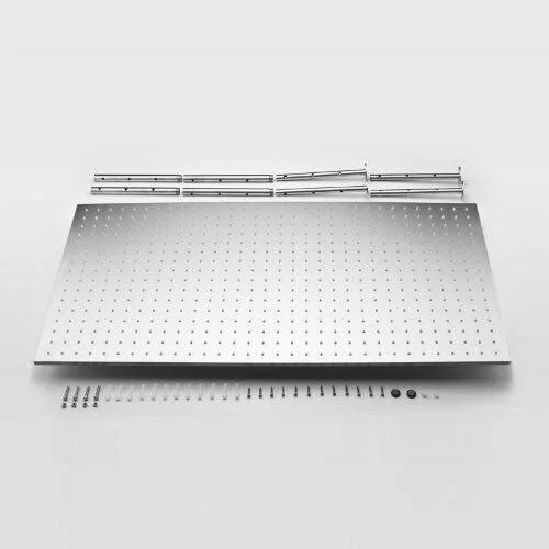 12x22x24x22 Ceiling Mount Rainfall LED Shower Head Include Shower Arm Brushed Stainless Steel