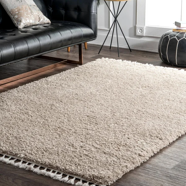 nuLOOM Neva Plush Shag Area Rug - 10& x 14&, Pink