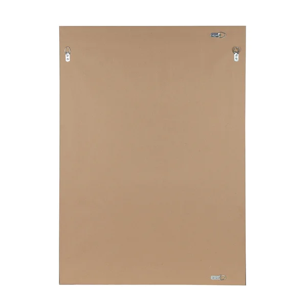 DesignOvation Bosc Framed Wall Mirror, 27.5x39.5, White