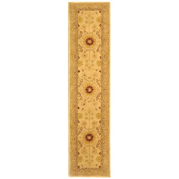 Safavieh Anatolia AN550A 2&3x22 x 10&0x22 Runner Sand, Walnut Area Rug