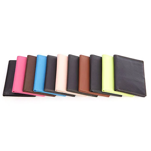 Royce Leather Passport Currency Wallet - Wildberry