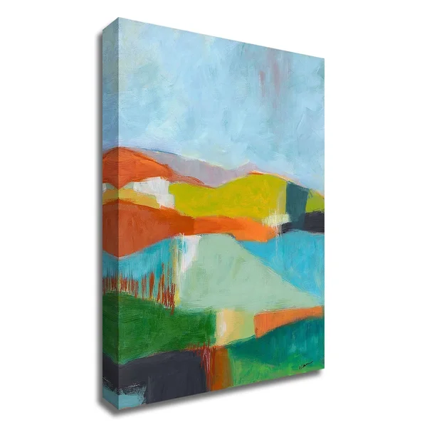 24x22 x 18x22 North Bay Hills by Jan Weiss Print on Canvas