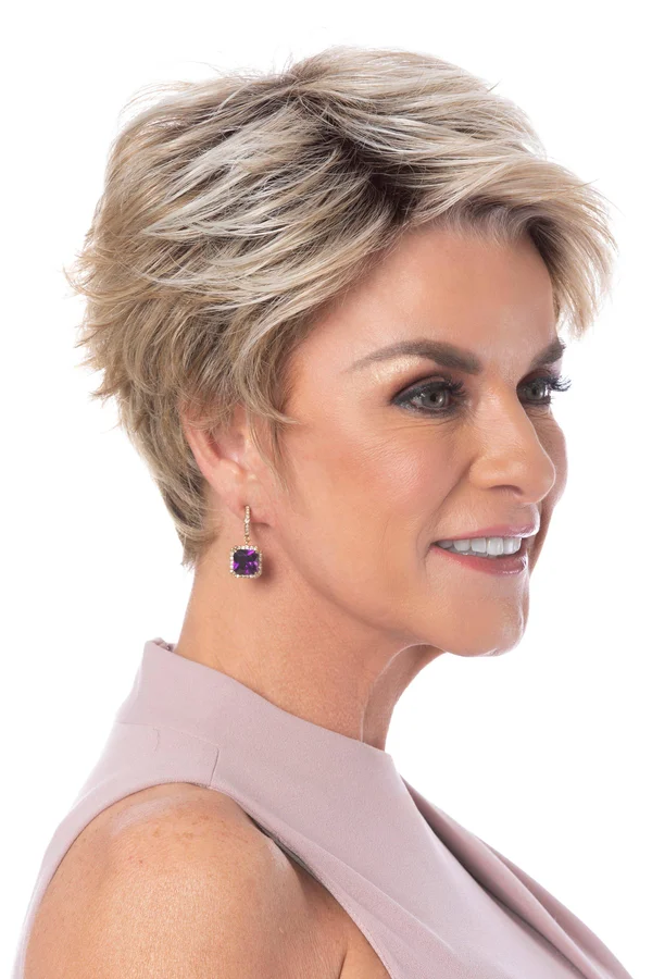 Toni Brattin Inspiration Short Textured Wig - Size Regular, Light Grey