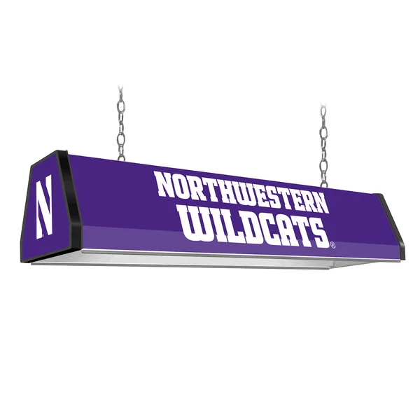 SportsBling.com Northwestern Wildcats: Standard Pool Table Light Black