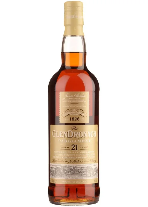 Glendronach Scotch Single Malt 21 Year Parliament (750ml)