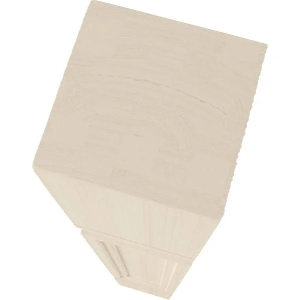 Ekena Millwork COL03X03X35KERW 3 3/4-Inch W x 3 3/4-Inch D x 35 1/2-Inch H Kent Raised Panel Cabinet Column - Rubberwood