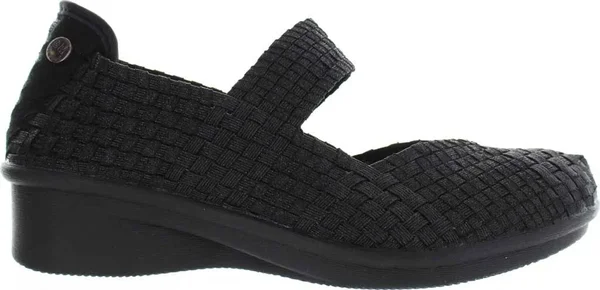 Bernie Mev Women's Charm Yael Mary Jane - Size: 37, Black Metallic