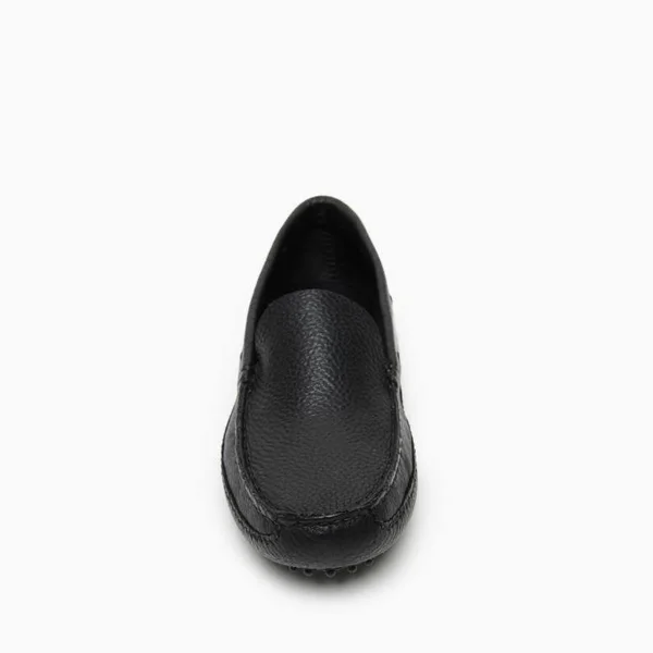 Minnetonka Moccasin - Men's P.W. Driving Loafer (The Original) in Black, Size 6W, Handmade