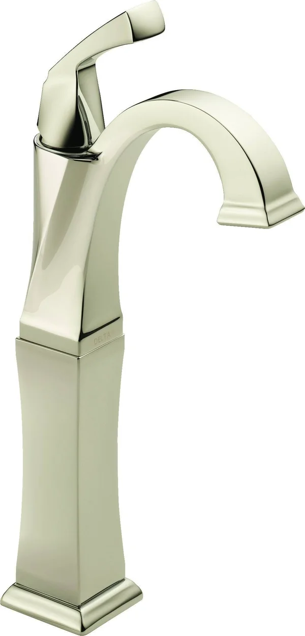 Delta Dryden 751-PN-DST Single Handle Vessel Bathroom Faucet Polished Nickel