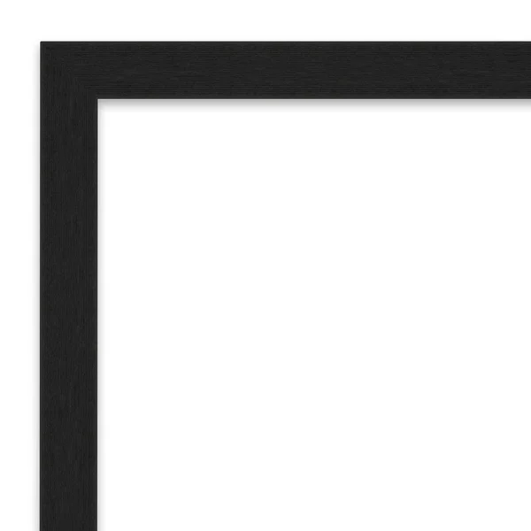 Amanti Art Grace 20 in. x 26 in. Modern Rectangle Framed Brushed Gold Narrow Bathroom Vanity Mirror