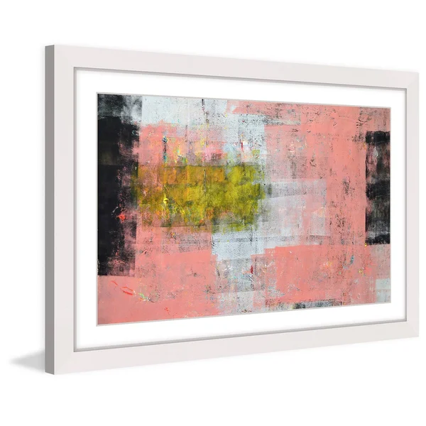 Marmont Hill Fragmented Thought Framed Painting Print - 16x22 H x 24x22 W x 1.5x22 D