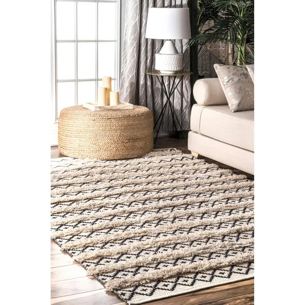 nuLOOM Teyana Cotton Area Rug - 7& 6x22 x 9& 6