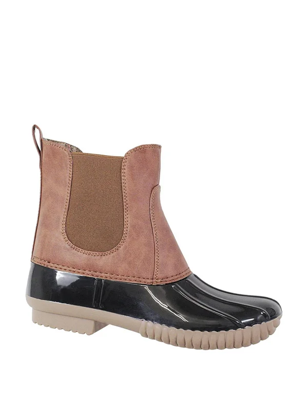 Yoki -dylan-81 Women's Rain Boots, Size: 6, Black