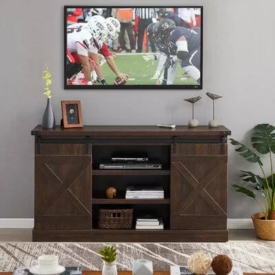 Bastide TV Stand for TVs Up to 65x22 Laurel Foundry Modern Farmhouse Color: Brown