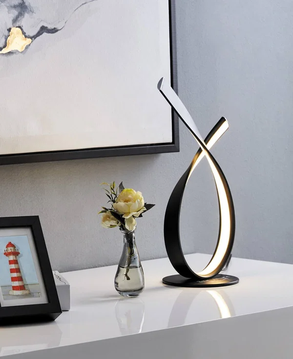 Lite Source Royce Table Lamp in Brushed Nickel