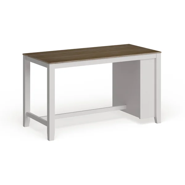 Furniture of America Biaz Rustic White 63 inch Kitchen Island