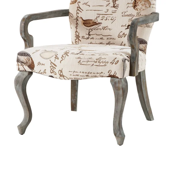 Madison Park Arnau Accent Chair in Ivory