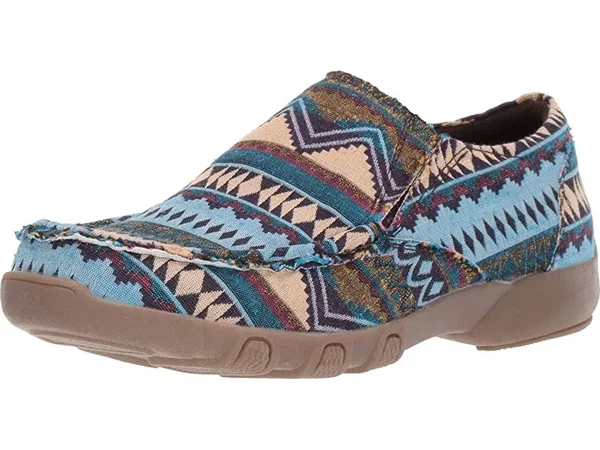 Roper Women's Blue Driving Moc Casual Shoes