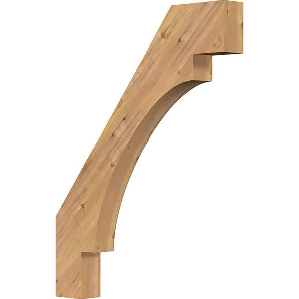 3 1/2x22W x 28x22D x 36x22H Merced Smooth Brace, Western Red Cedar