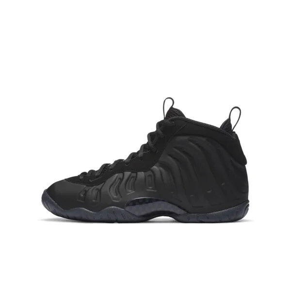 Nike Boys Little Posite One - Basketball Shoes Black/Black/Grey Size 03.5