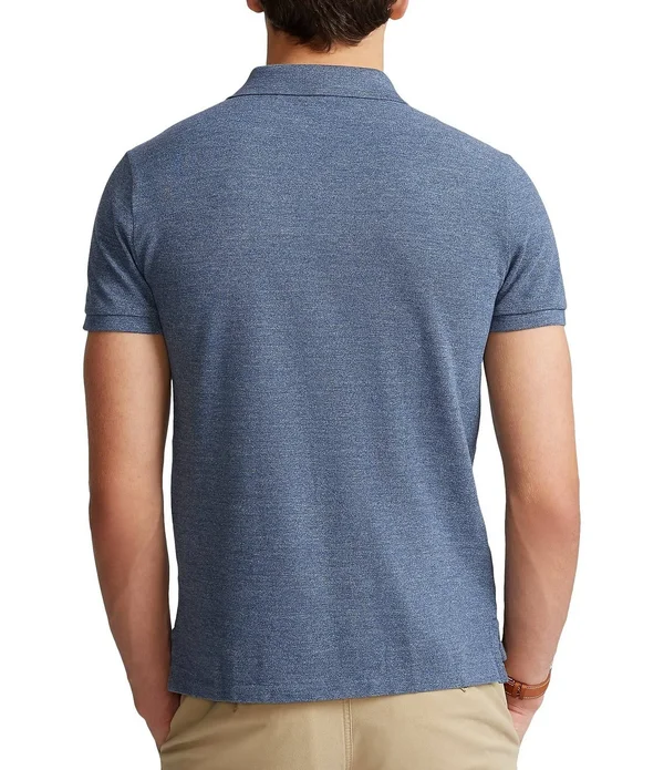 Polo Ralph Lauren Men's Custom Slim Fit Mesh Polo - Polo Black