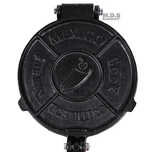 Tortilla Press Heavy Cast Iron, 8x22 Authentic Tortilla Press