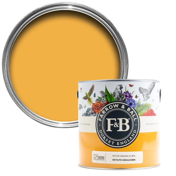 Farrow & Ball Dutch Orange Paint 750ml Modern Eggshell NHM NO.W76