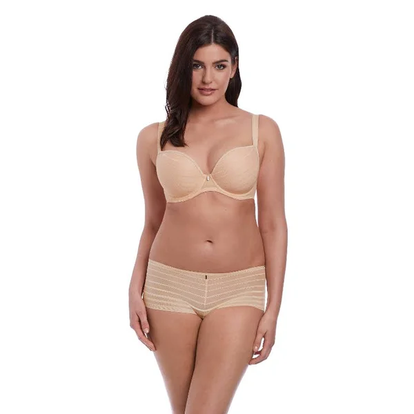 Freya Cameo UW Deco Moulded Plunge Bra - Sand
