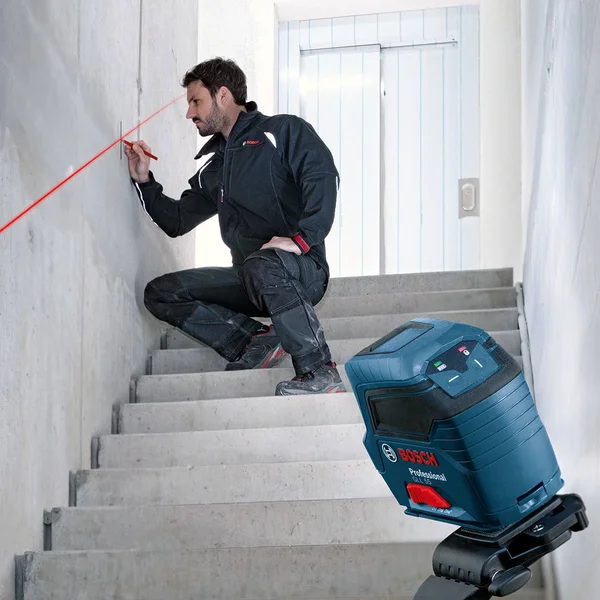 Bosch GCL2-160 Self-Leveling Cross-Line Laser with Plumb Points