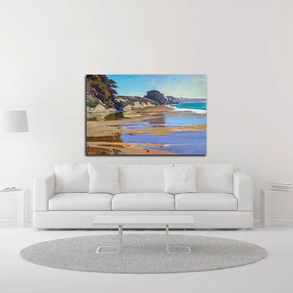 14x22 x 21x22 October High Tide by Marcia Burtt Print on Canvas