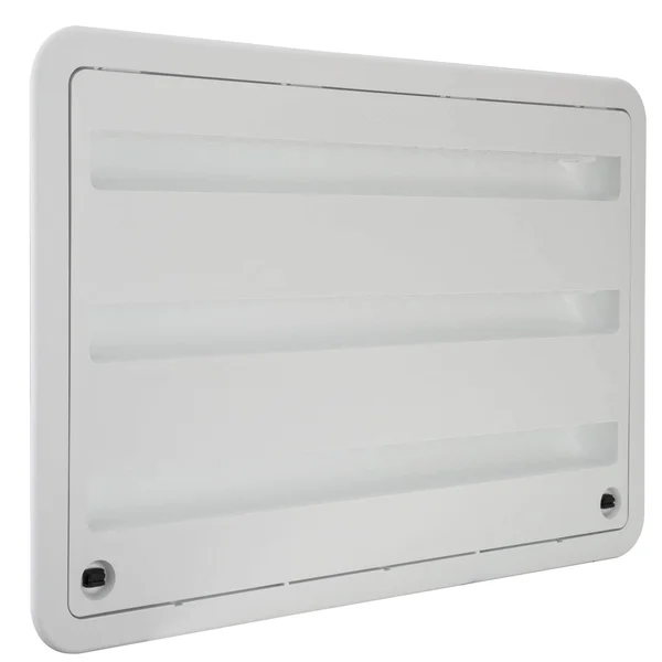 RV Camper Trailer 24x22 Dometic Refrigerator Side Wall Vent, White 3109350.011
