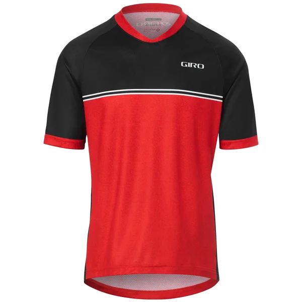 Giro Roust Jersey Mens Bright Red Raceline, Small