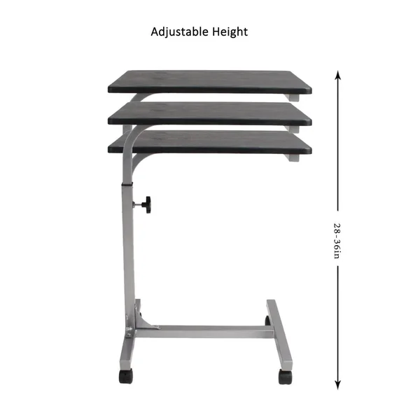 Coavas Overbed Table Medical Adjustable Portable Notebook Desk Sofa Side Table