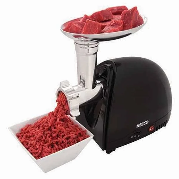 Nesco FG-100 Food Grinder, Stainless Steel/Black