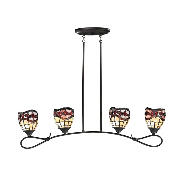 Dale Tiffany TH12427 Fall River 4-Light Island Pendant
