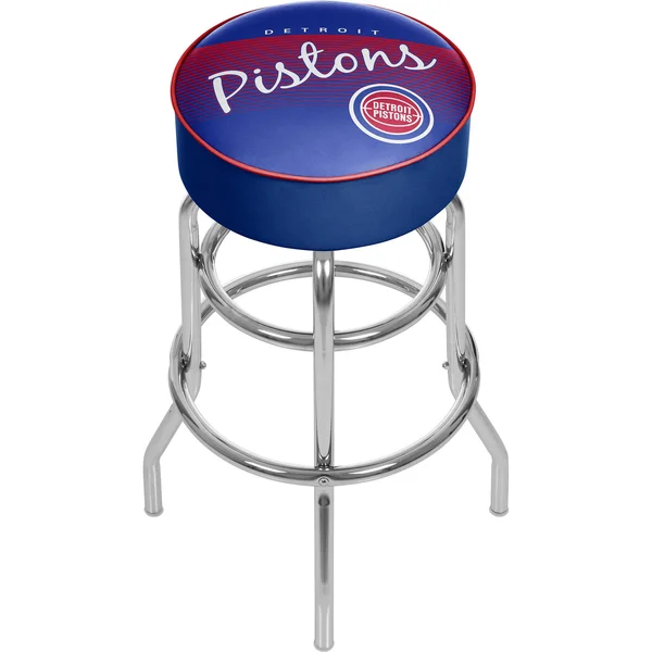 Detroit Pistons NBA Hardwood Classics Padded Swivel Stool
