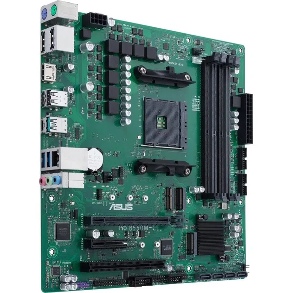 Asus Pro B550M-C/CSM Desktop Motherboard - AMD Chipset - Socket AM4