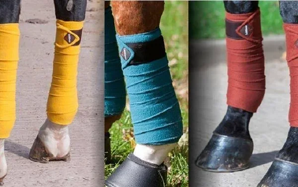 LeMieux Luxury Polo Bandages - Burgundy
