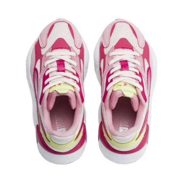 Puma RS-X3 Summer Splash Pink/White Preschool Girls& Shoes - Size: 2.5