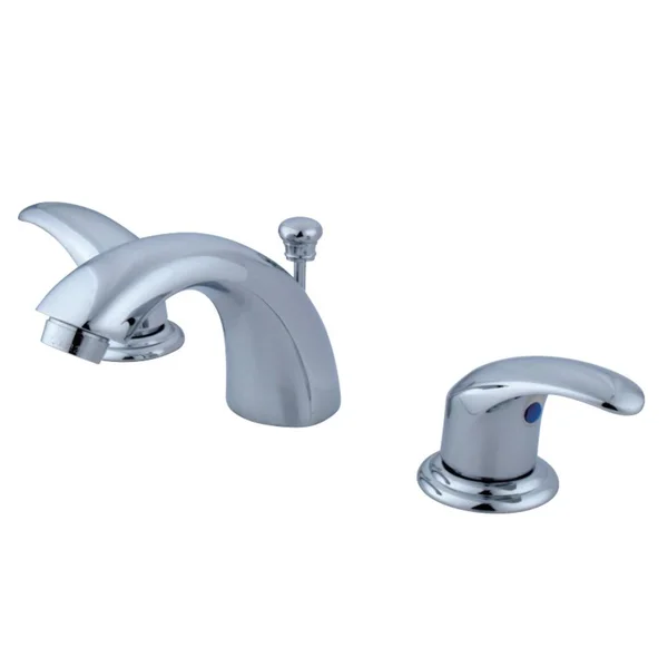 Kingston Brass Kb6951ll Legacy Mini Widespread Lavatory Faucet with Pop-Up, Polished Chrome