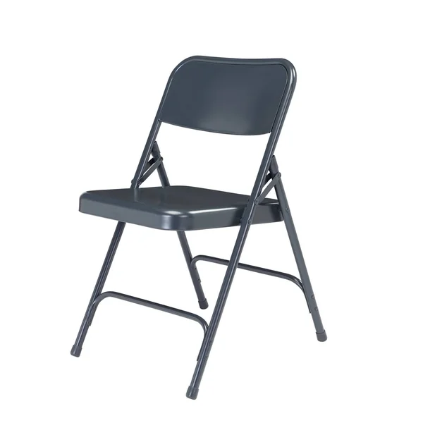 Set of 4 Premium All Steel Folding Chairs Blue - Hampton Collection