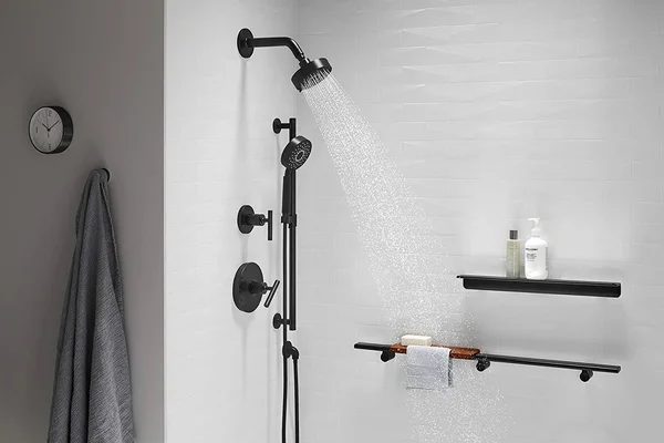 Kohler 22172-BL Purist Stillness Wall-Mount Supply Elbow with Check Valve - Matte Black