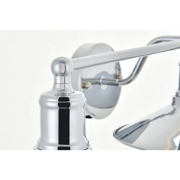Elegant LD4033W33C Etude 3 Light Chrome Wall Sconce